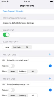 stopthefonts iphone screenshot 1