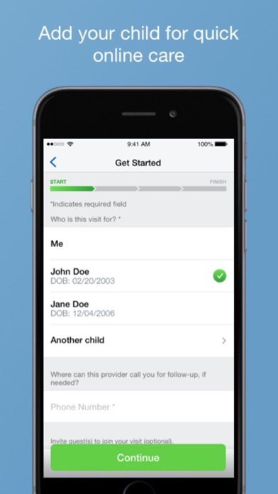Carilion Now 24/7 Online Care Screenshot