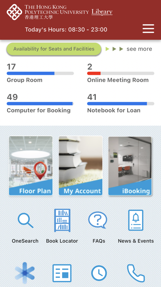 #1. PolyU Library (iOS) 由: The Hong Kong Polytechnic University
