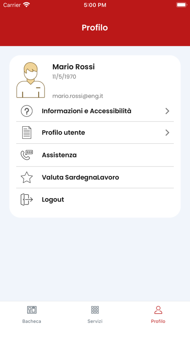 SardegnaLavoro Screenshot