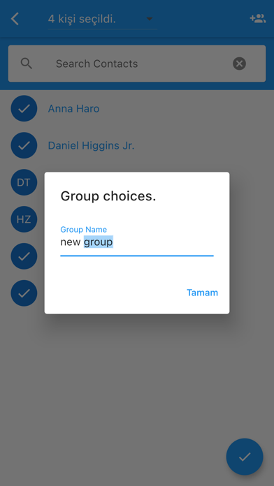 Toplu Mesaj Gönderme Sms Screenshot