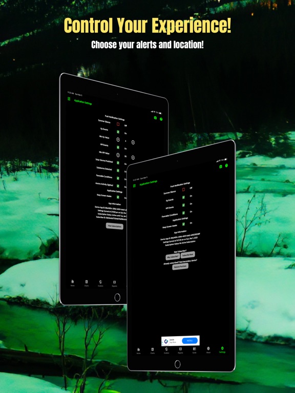 Amazing Aurora iPad screenshot 6 - Weather app