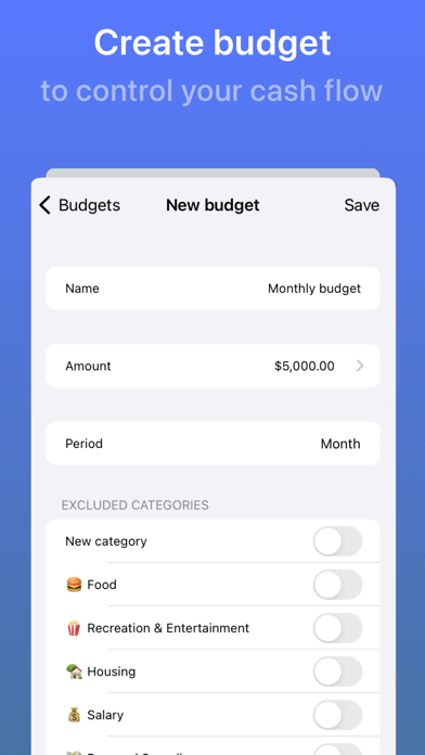 TrackMyMoney - expense trackerのおすすめ画像5