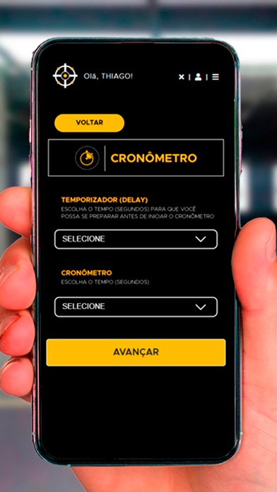 App do Atirador Screenshot