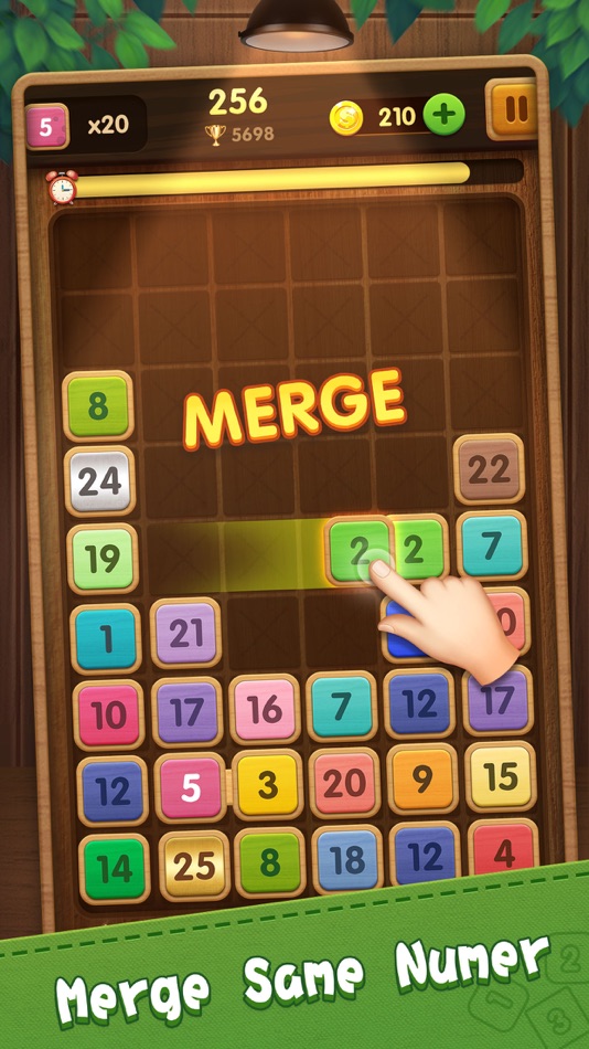 #2. Merge Block - 2048 Puzzle (iOS) Podle: 天宏 龙