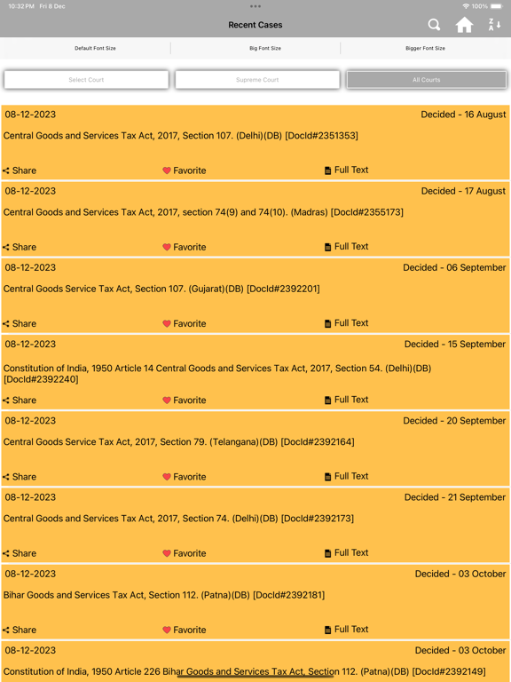 Screenshot #4 pour GST Legal Reports