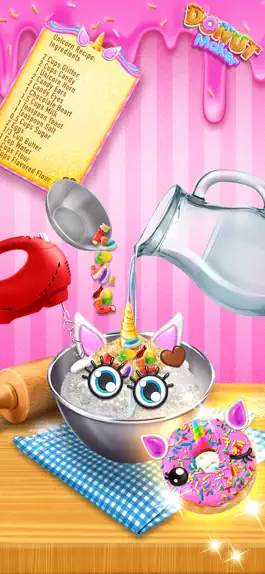 Game screenshot Donut Maker - Cooking Chef Fun apk