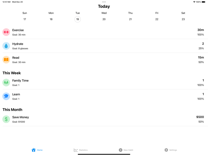 HabitEase Daily Habit Tracker