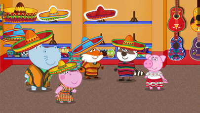 Mexican Party: Hippo Food Game Screenshot