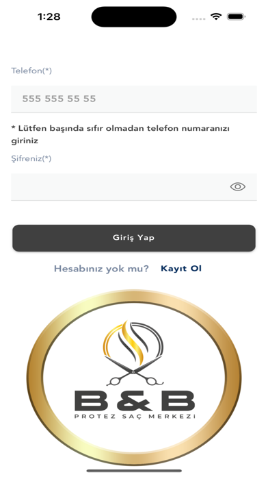 B&B Protez Saç Merkezi Screenshot