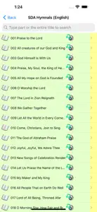 SDA Hymnals With Tunes screenshot #2 for iPhone