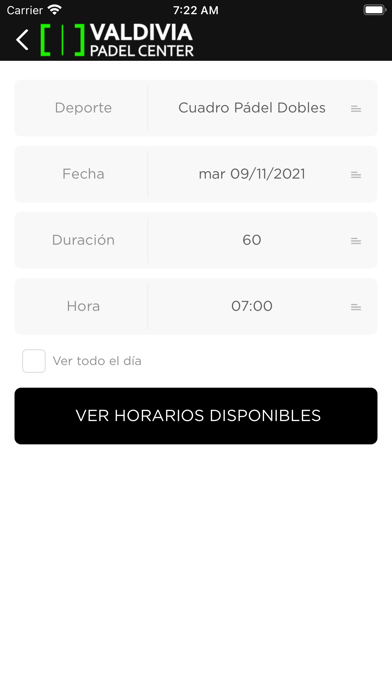 Valdivia Padel Center Screenshot