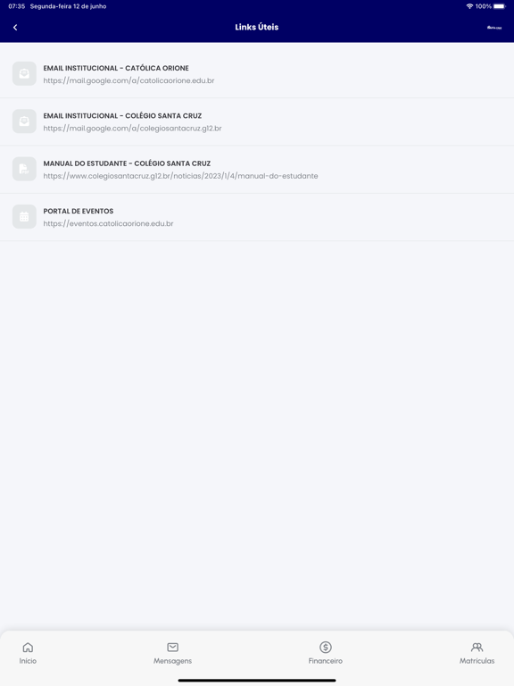 Screenshot #6 pour FACDO MOBILE ALUNO