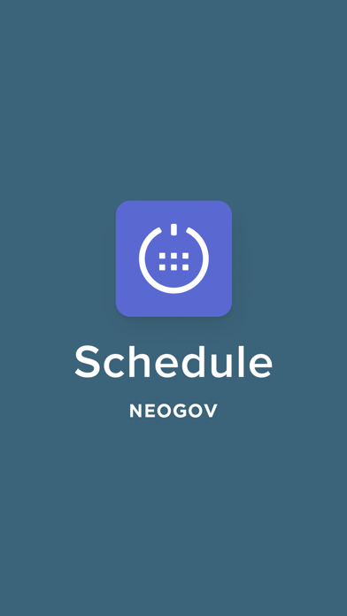 NEOGOV Schedule Screenshot