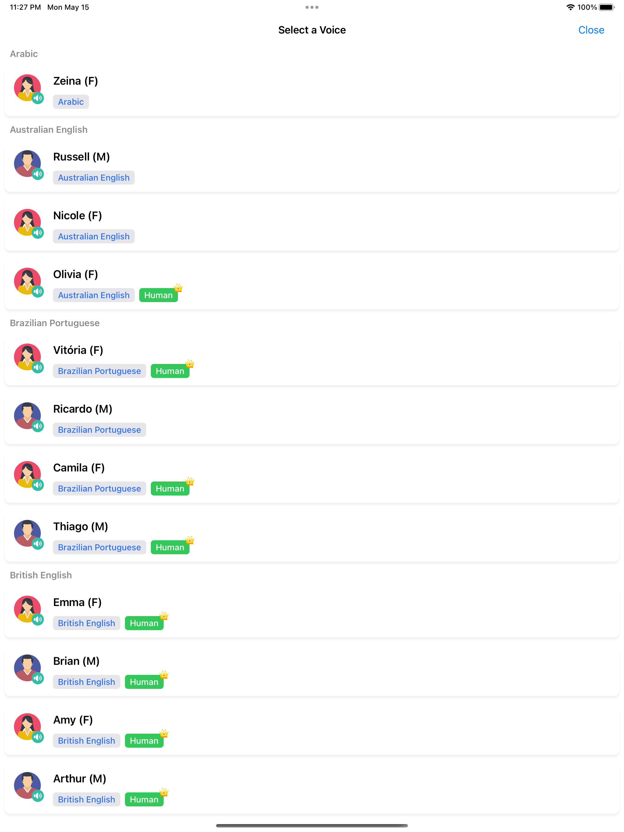 Text to Speech with AI Voices