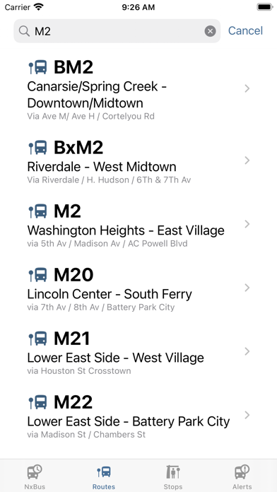 NxBusNY Screenshot
