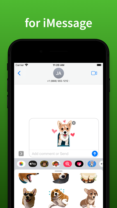 Screenshot #3 pour Corgi Dog top emoji & stickers