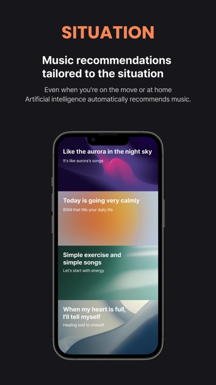 inDJ - 자유롭게 듣는 상황 · 감성 인공지능 음악 screenshot-3