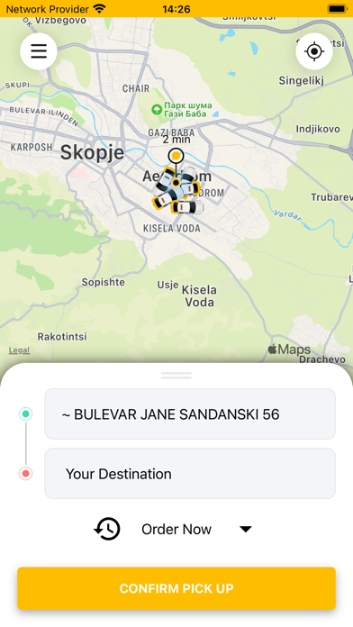 Global Taxi Skopje Screenshot