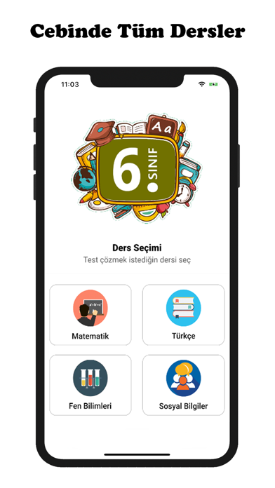 6.Sınıf Tüm Dersler Screenshot
