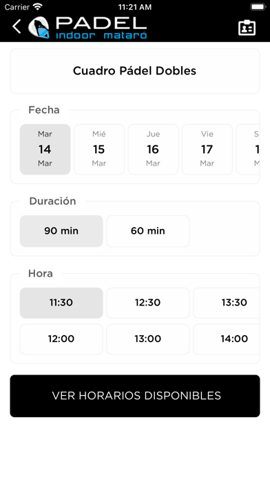 Padel Indoor Mataró Screenshot