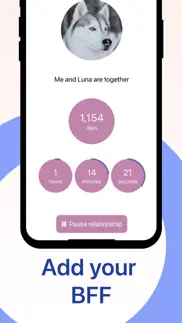 relationship tracker with love iphone screenshot 3