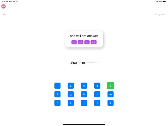 Scottish Gaelic Verb Blitz