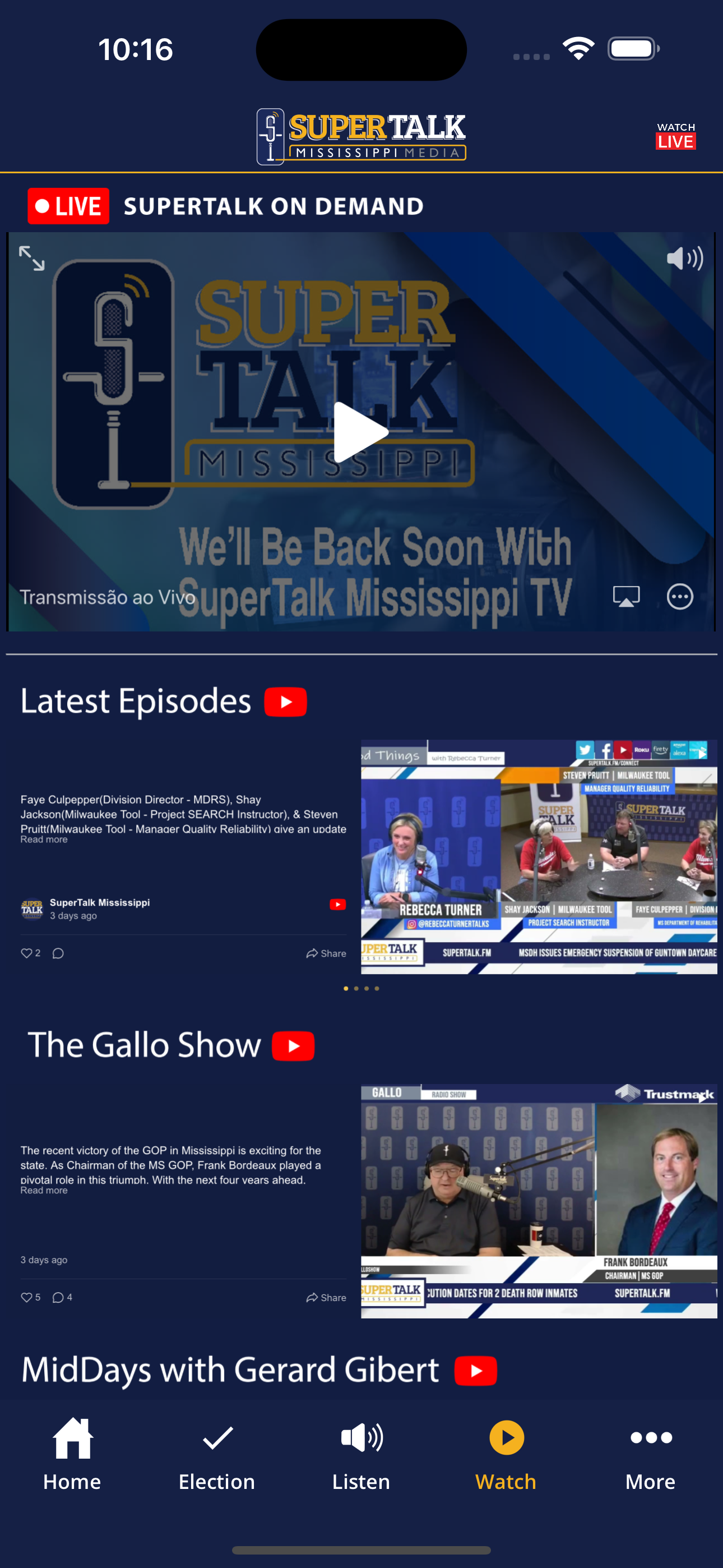 SuperTalk Mississippi LIVE