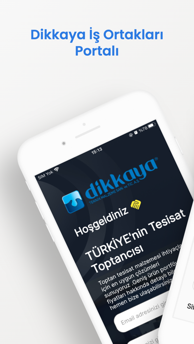 Dikkaya İş Ortakları Portalı Screenshot