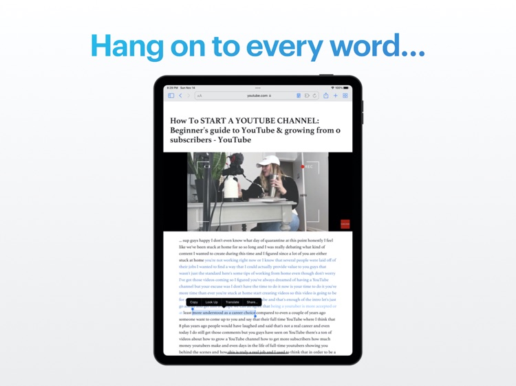 Transcript Reader