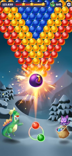 jogo bubble shooter bolinhas coloridas nível 14 al 17