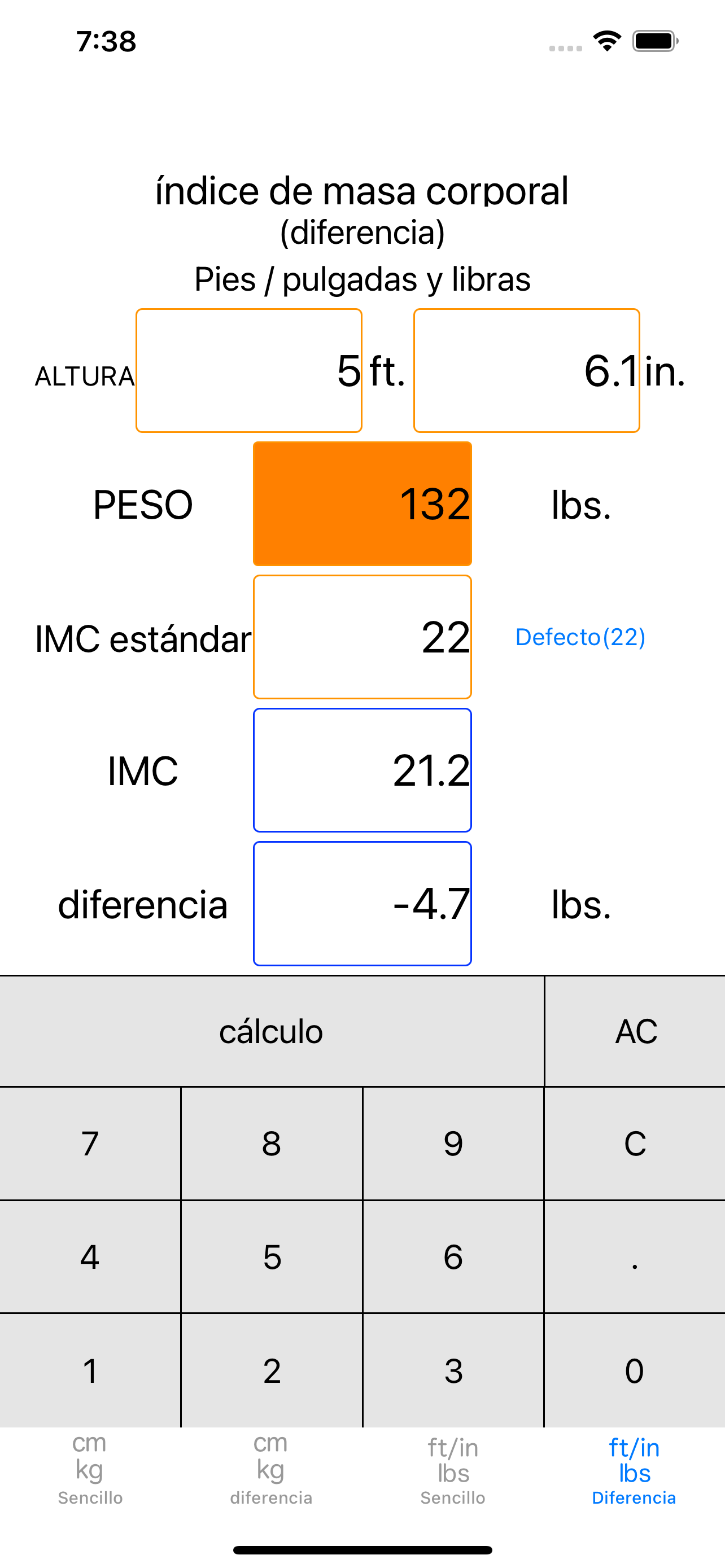 Calculadora de IMC
