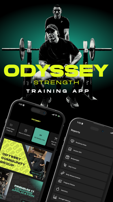 Odyssey Strength App Screenshot