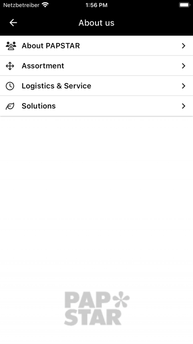 PAPSTAR B2B App Screenshot