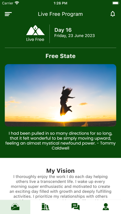 Live Free Neuro Empowerment Screenshot