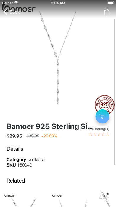 Fashion Jewelry Shopping Shop Screenshot