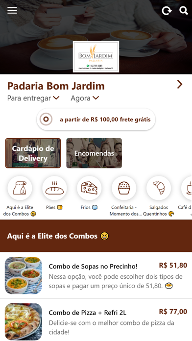 Padaria Bom Jardim Screenshot