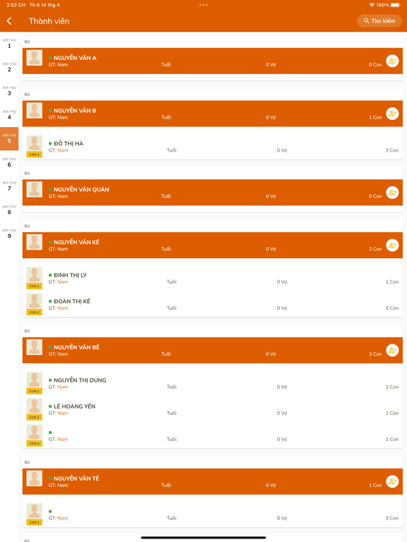 Screenshot #4 pour Gia Phả 4.0