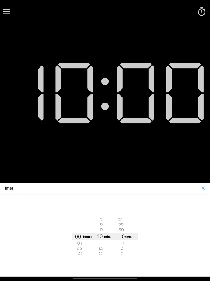 Simple Presentation Timer