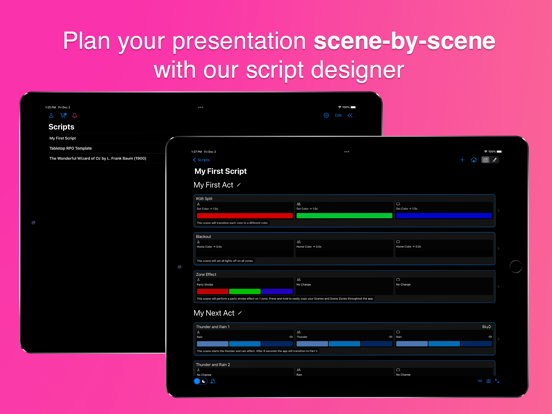 Dramatic Light Presentations