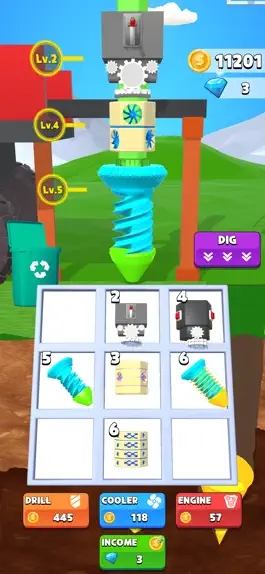 Game screenshot Drill Merge apk