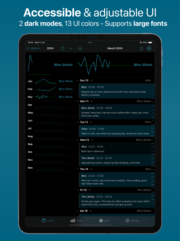 睡眠 アプリ: 記録、昼寝、夢、無呼吸症候群、快眠 日記のおすすめ画像4