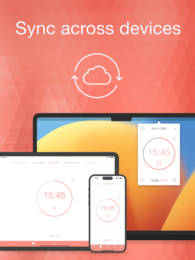 ‎Berfokuslah pada Tangkapan Layar Timer Pro- Pomodoro