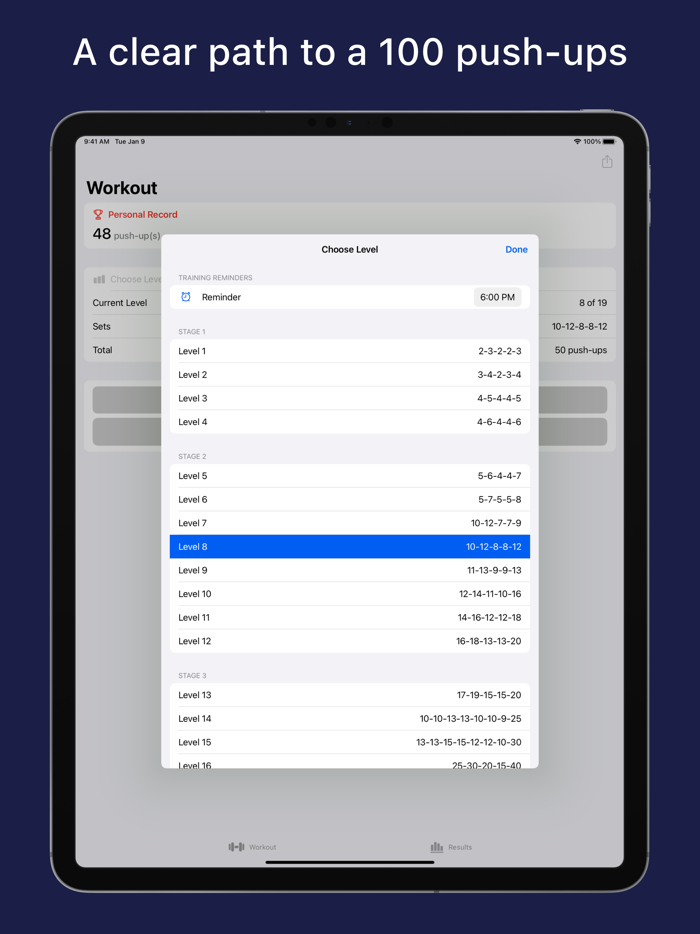 Push Ups Counter 100 Pushups