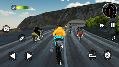 ハイウェイバイクライダーレーシングゲームのおすすめ画像4