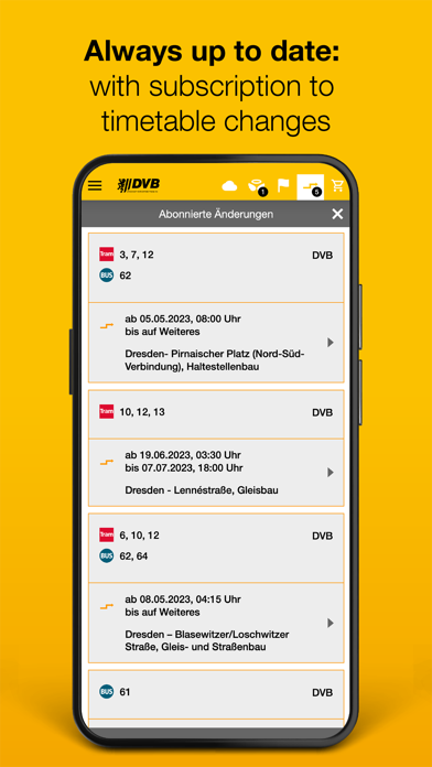 DVB mobil Screenshot