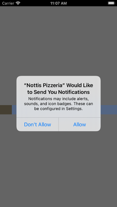 Nottis Pizzeria Screenshot 1 - AppWisp.com Nottis Pizzeria Screenshot 1 - AppWisp.com