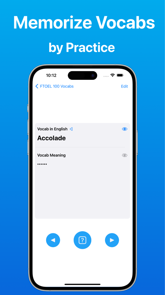 #1. Vocab Remember (iOS) Podle: Ho Leung Kwan