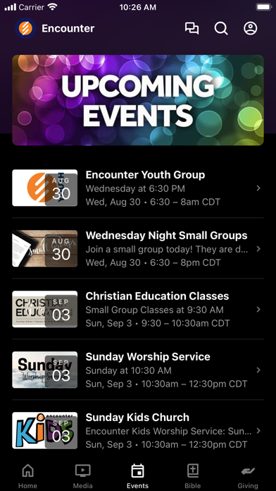 Encounter ChurchGB Screenshot