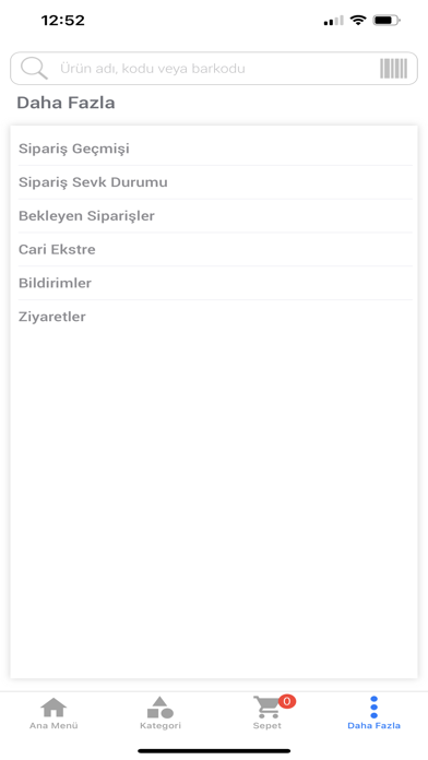 Beegee B2B Sipariş Screenshot